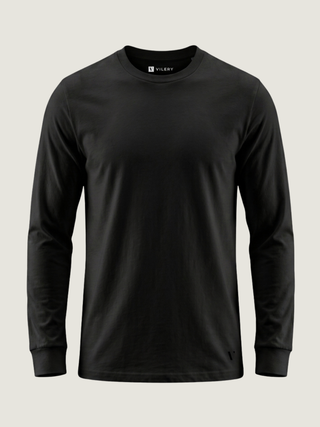Long-Sleeved T-Shirt - Black