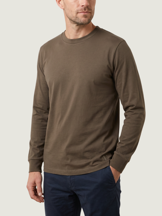 Long-Sleeved T-Shirt - Walnut